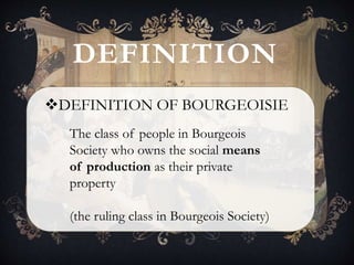 Bourgeoisie | PPT