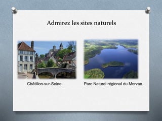Admirez les sites naturels
Châtillon-sur-Seine. Parc Naturel régional du Morvan.