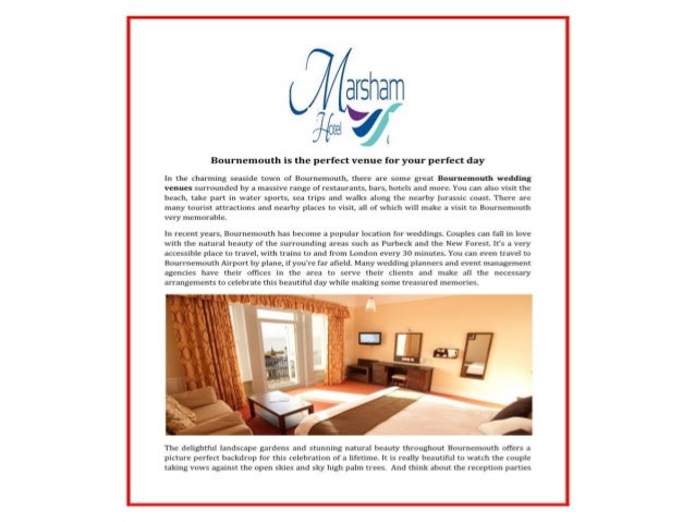 Bournemouth Family Holiday And Meeting Event Conference Civil Wedding
