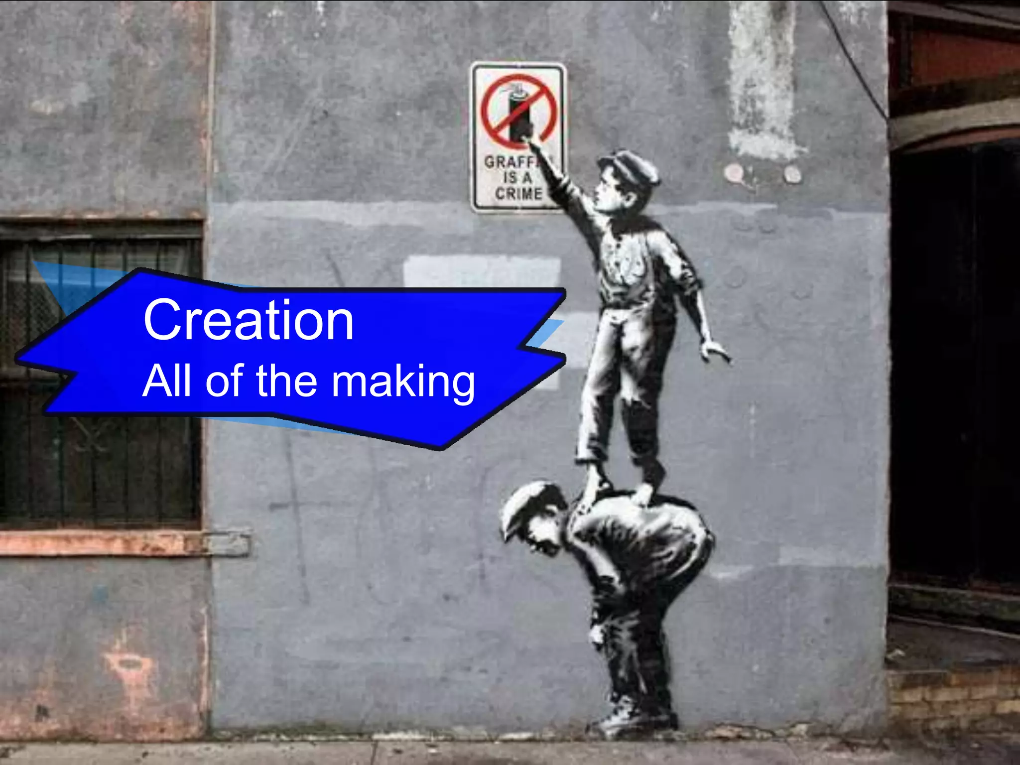 Creation
All of the making

 