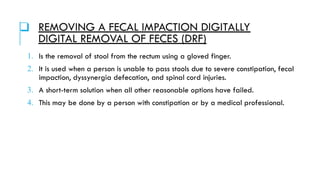 Bowel-Elimination and Enema administration | PDF
