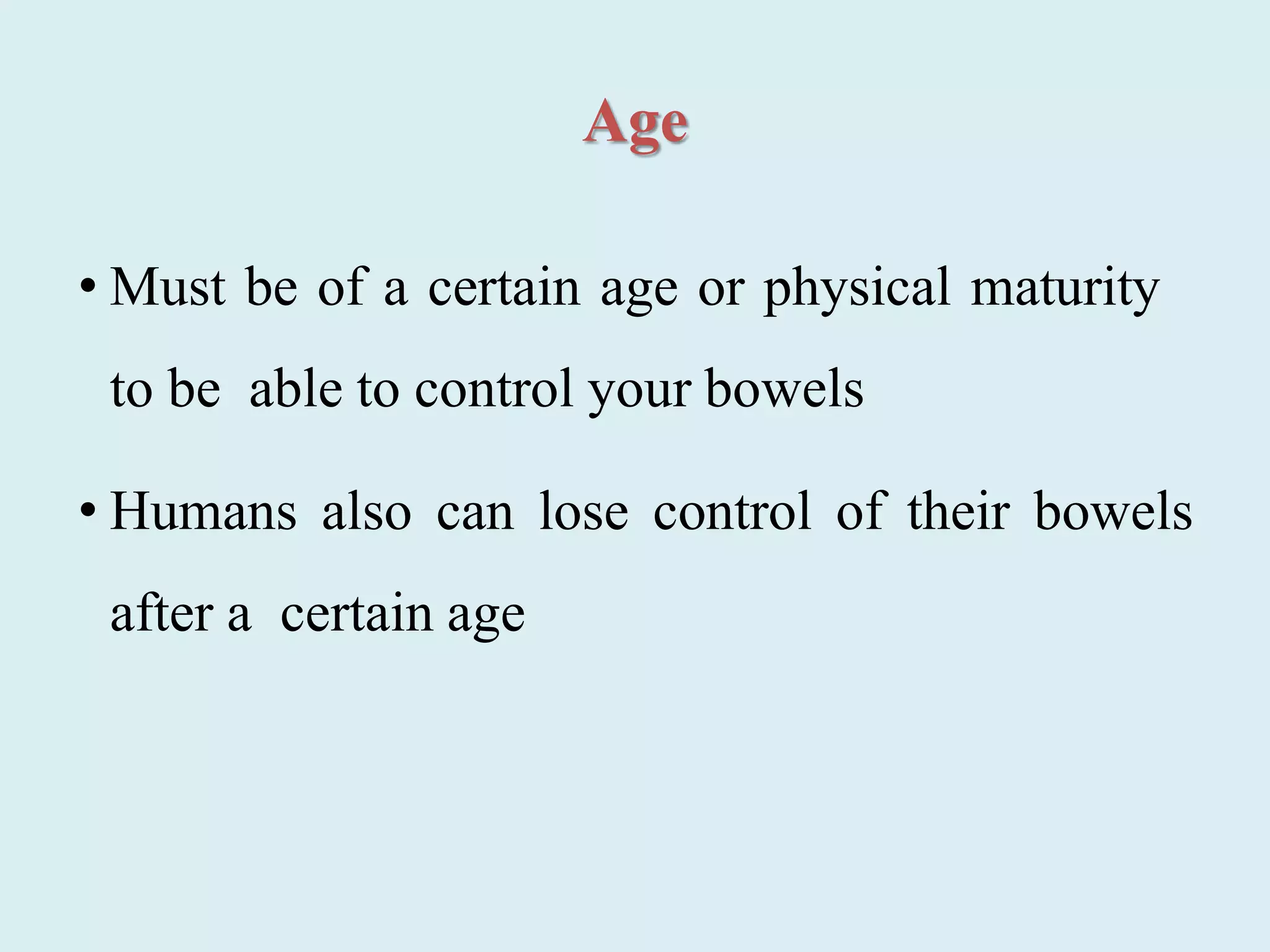 Normal Elimination Pattern Bowel elimination ppt | PPTX
