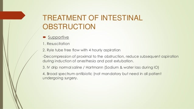Bowel obstruction Bowel obstruction