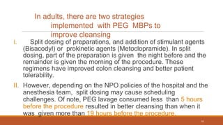 Role of Bowel preparation in elective Surgeries | PPTX