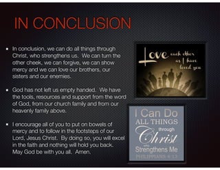 Put on Bowels of Mercy | PDF