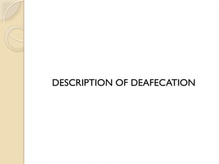 Defecation Act BOWEL + URINE ELIMINATION.pptx by rshid chinthalo | PPTX