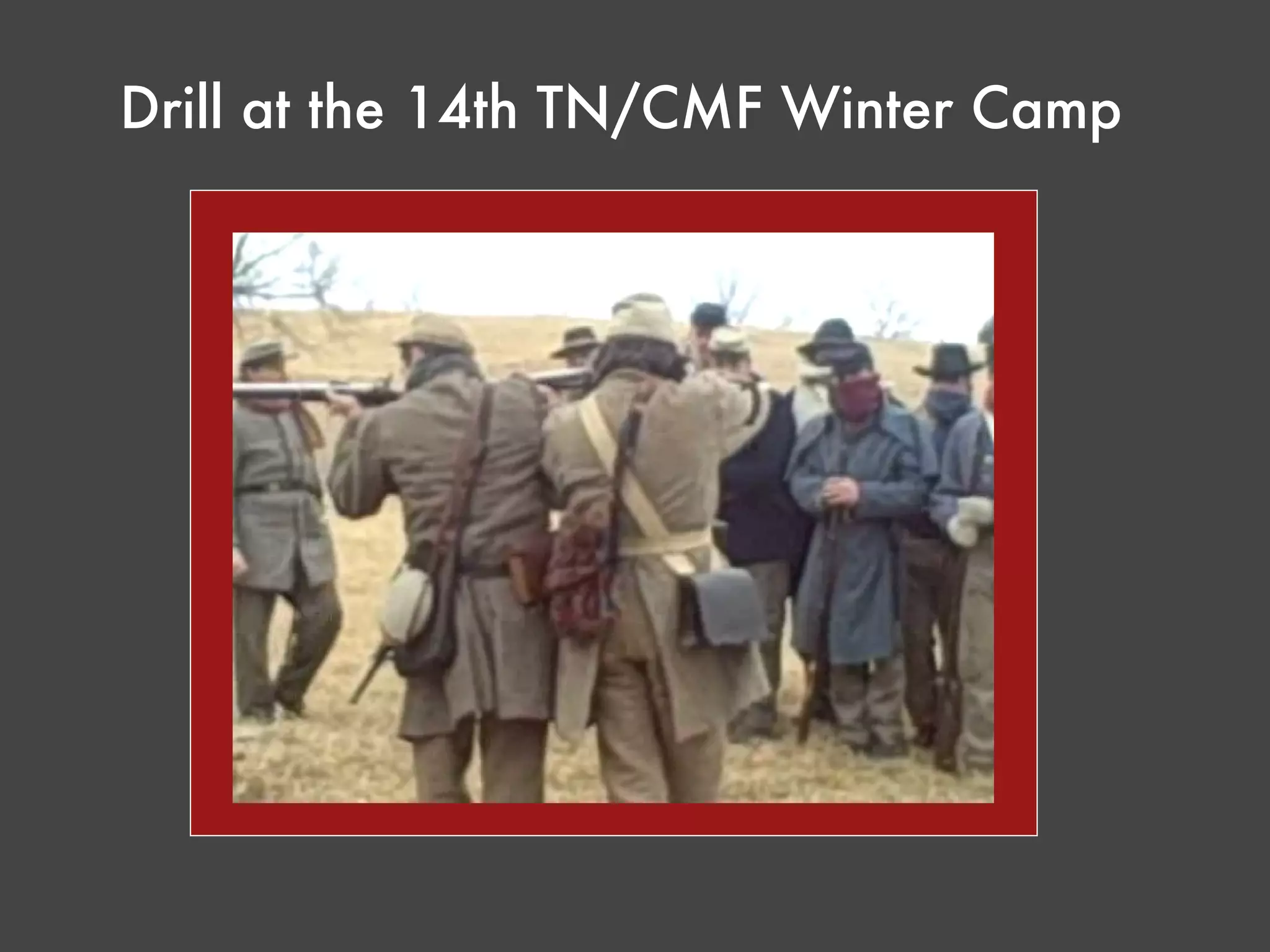 Drill at the 14th TN/CMF Winter Camp