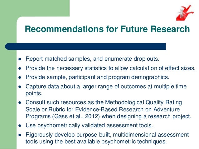 recommendation for future researchers sample Use of social networks and its effects on students.