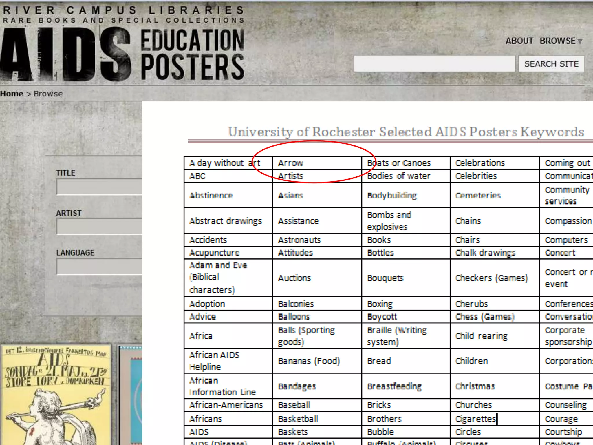 Keyword =
―arrow‖

37

 