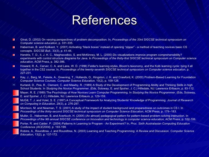 Do literature review computer science