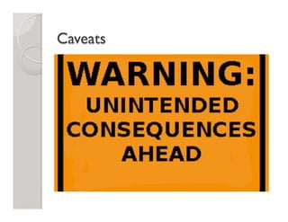 Caveats
 