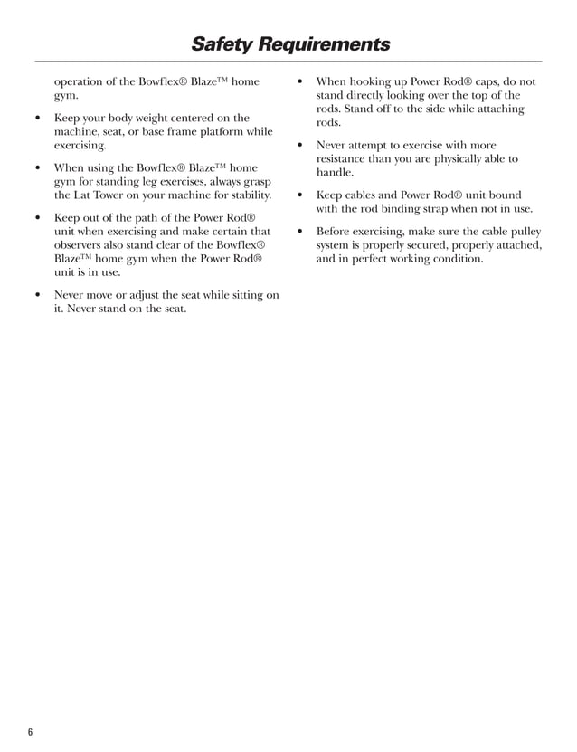 Bowflex Blaze Workouts and Manual