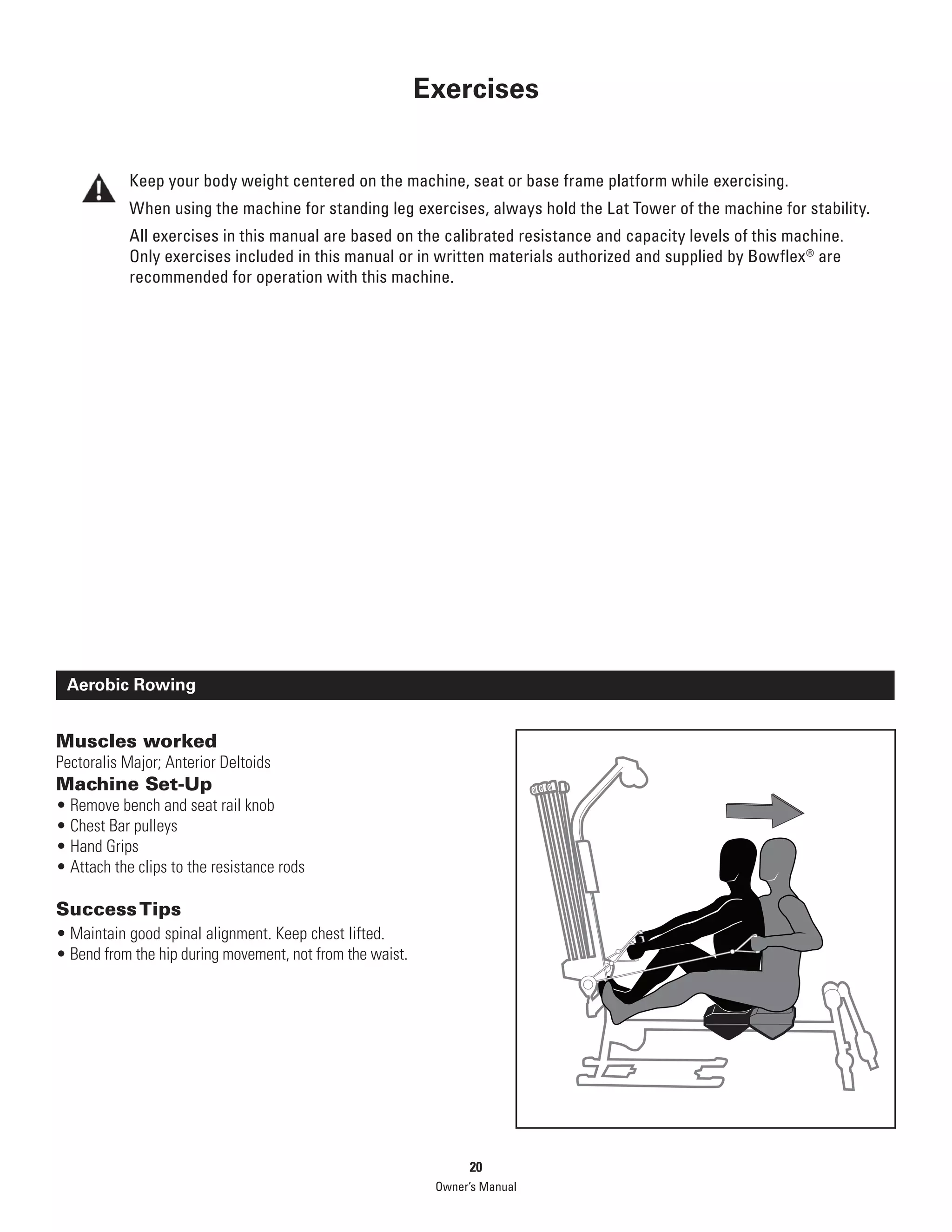 Bowflex PR1000 Home Gym Exercises & Manual PDF