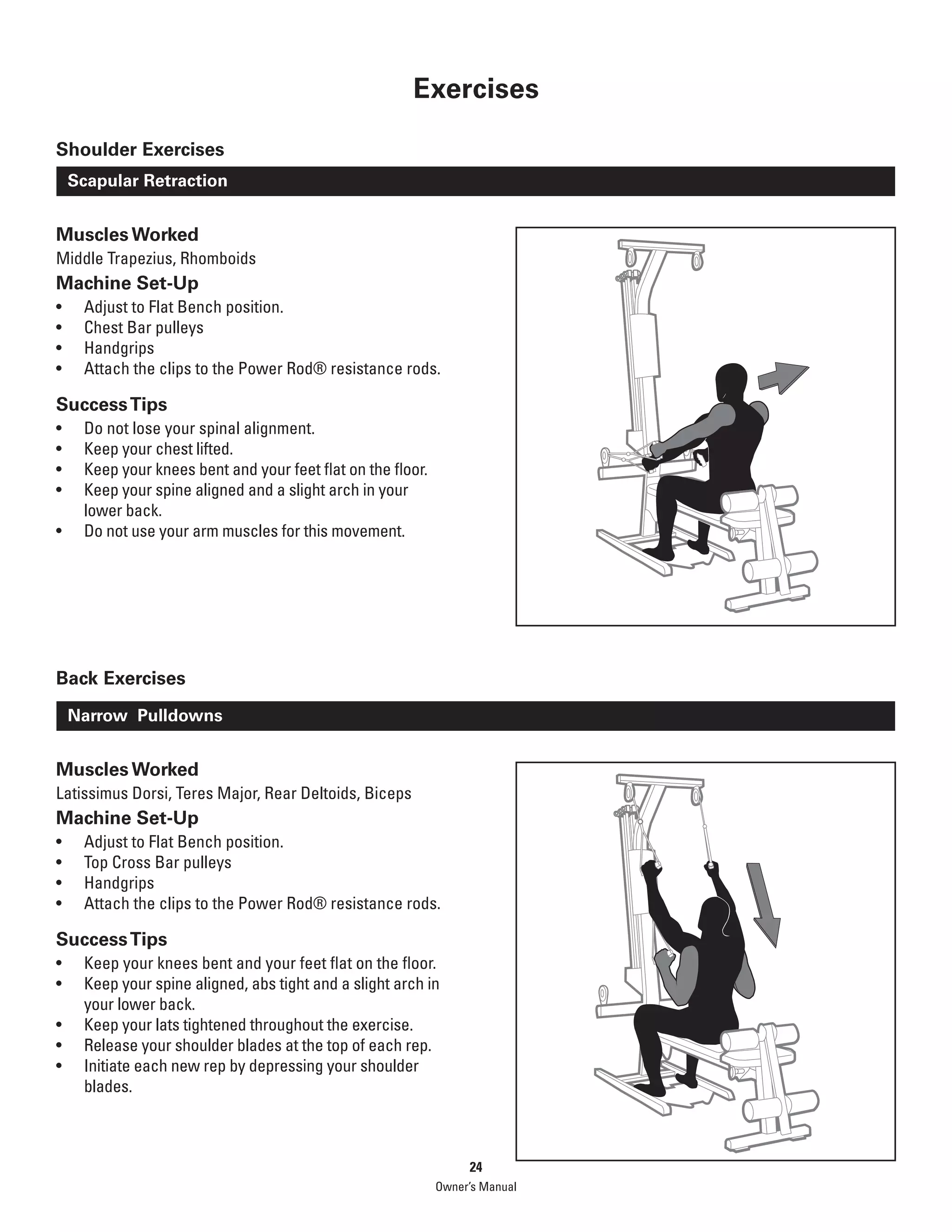 Bowflex PR1000 Home Gym Exercises & Manual PDF