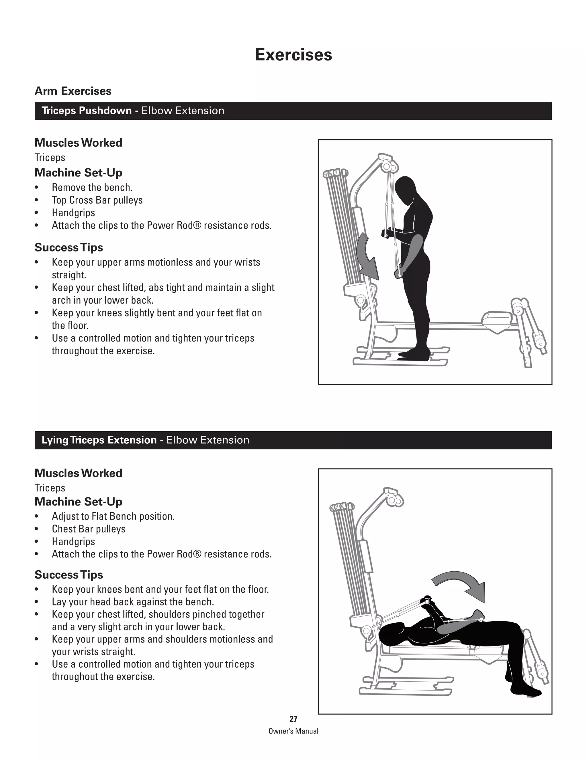 Bowflex PR1000 Home Gym Exercises & Manual PDF