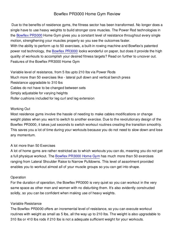 bowflex pr3000 workouts