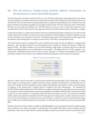 The RISK, PUBLIC LIABILITY, & ECONOMICS of TAILINGS STORAGE FACILITY ...