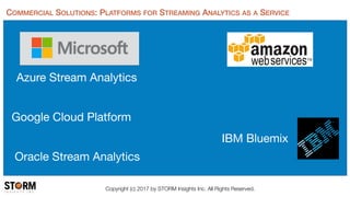 Streaming Analytics for IoT-Oriented Applications | PDF