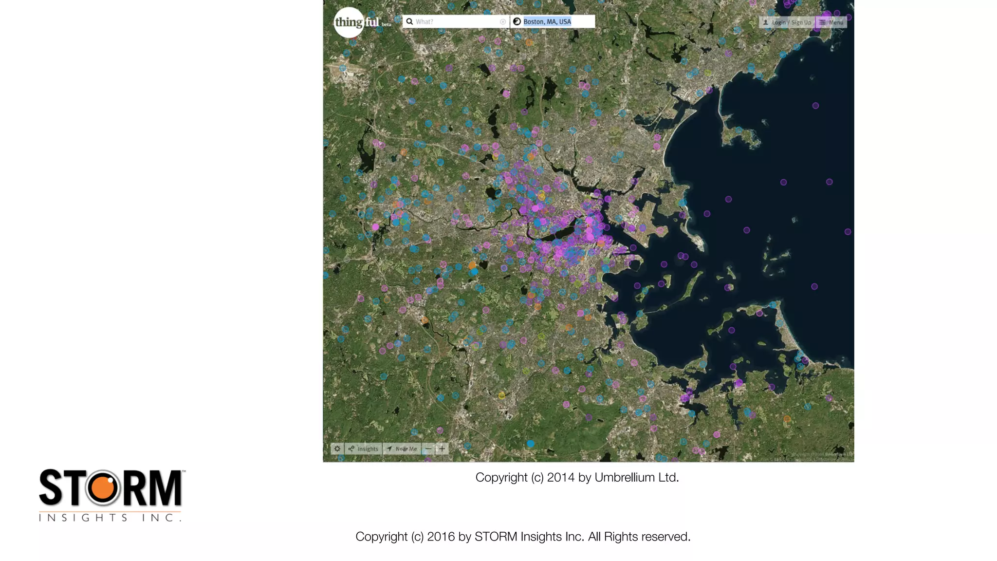 Copyright (c) 2016 by STORM Insights Inc. All Rights reserved.
Copyright (c) 2014 by Umbrellium Ltd.
 