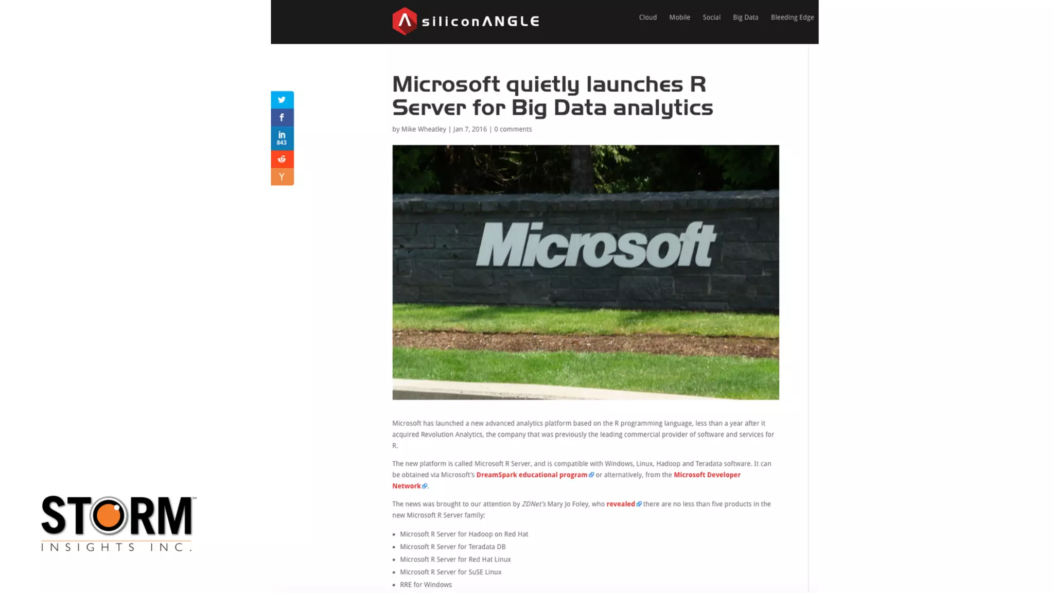 Copyright (c) 2016 by STORM Insights Inc. All Rights reserved.
 