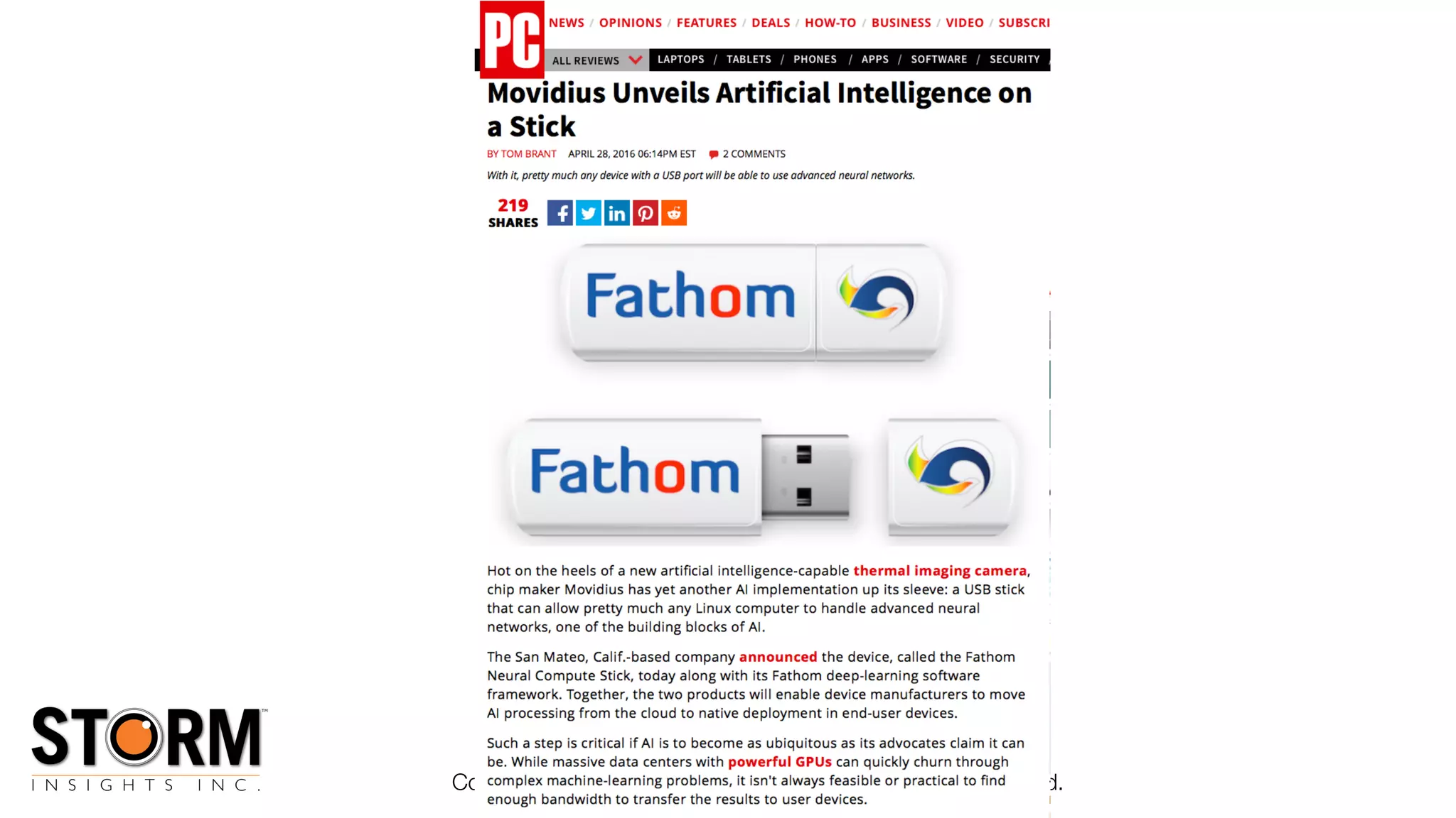 Copyright (c) 2016 by STORM Insights Inc. All Rights reserved.
 