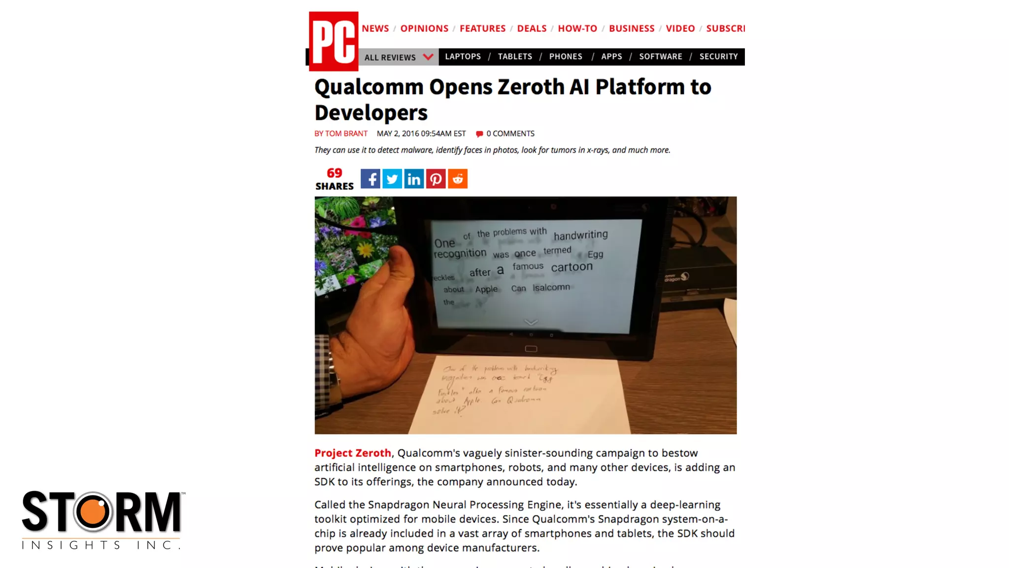 Copyright (c) 2016 by STORM Insights Inc. All Rights reserved.
 