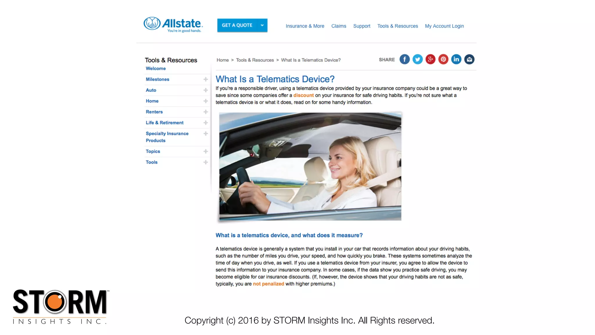 Copyright (c) 2016 by STORM Insights Inc. All Rights reserved.
 