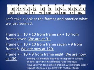 Bowling bookbrianschroeder | PPTX