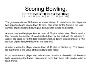 Bowling game kata JUnit4