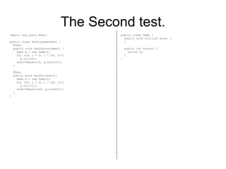 Bowling game kata JUnit4