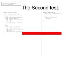 Bowling game kata JUnit4