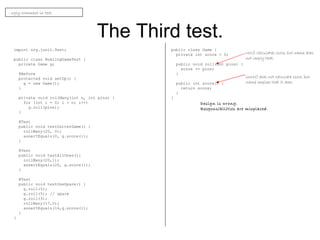 Bowling game kata JUnit4
