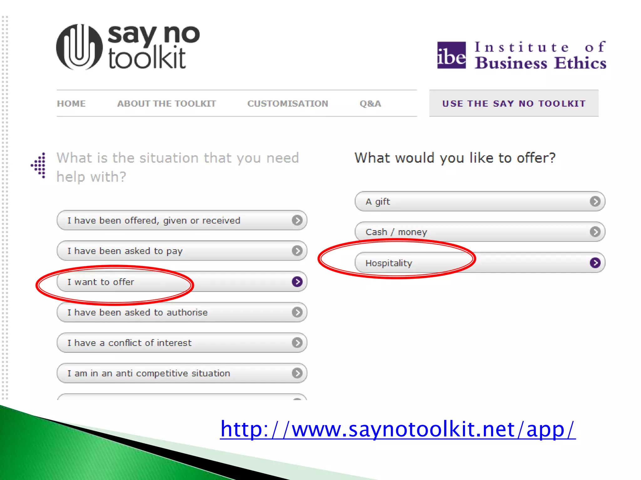 http://www.saynotoolkit.net/app/
 
