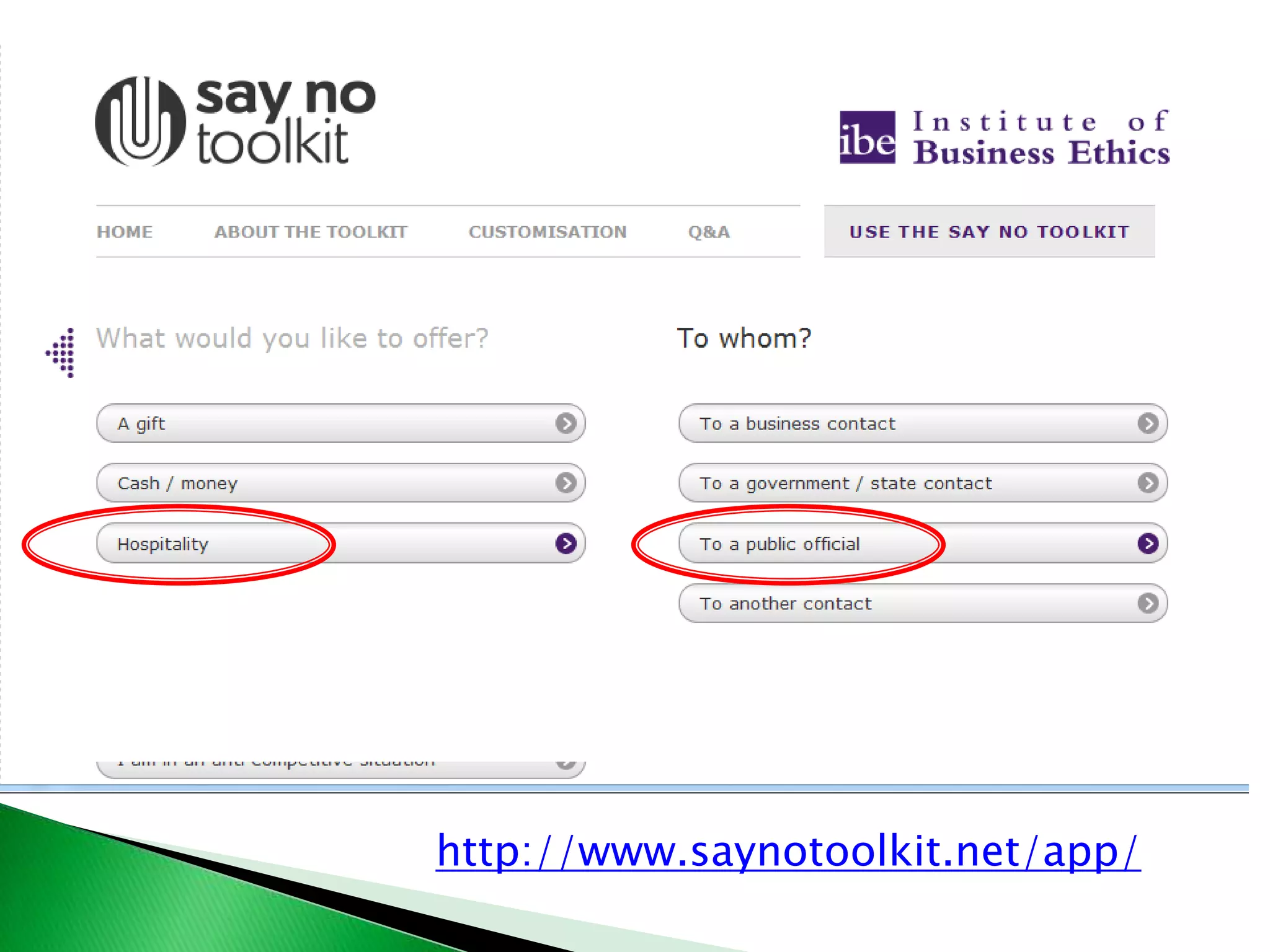 http://www.saynotoolkit.net/app/
 