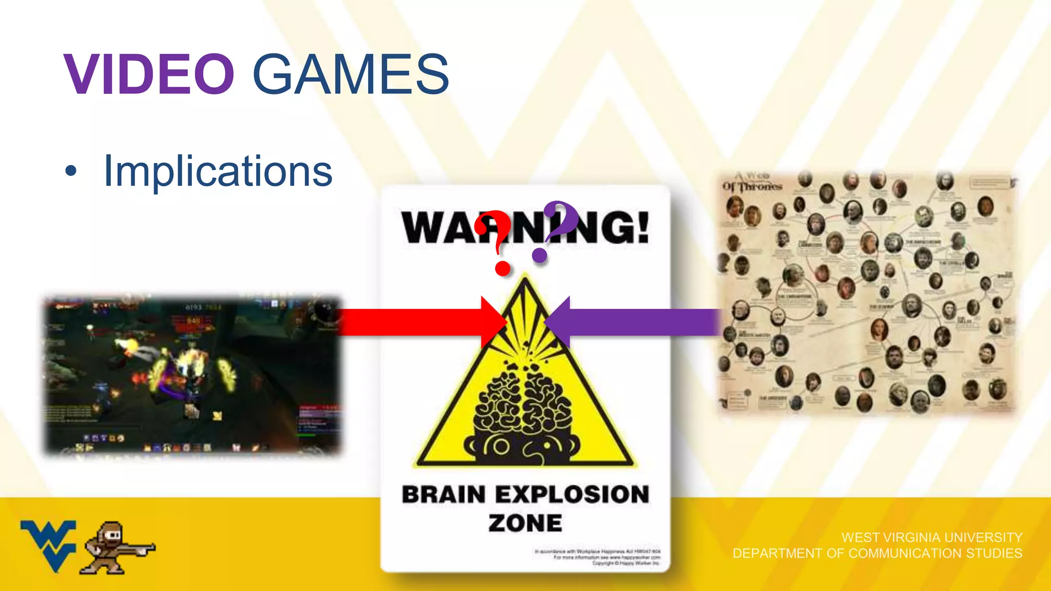 VIDEO GAMES
• Implications

 