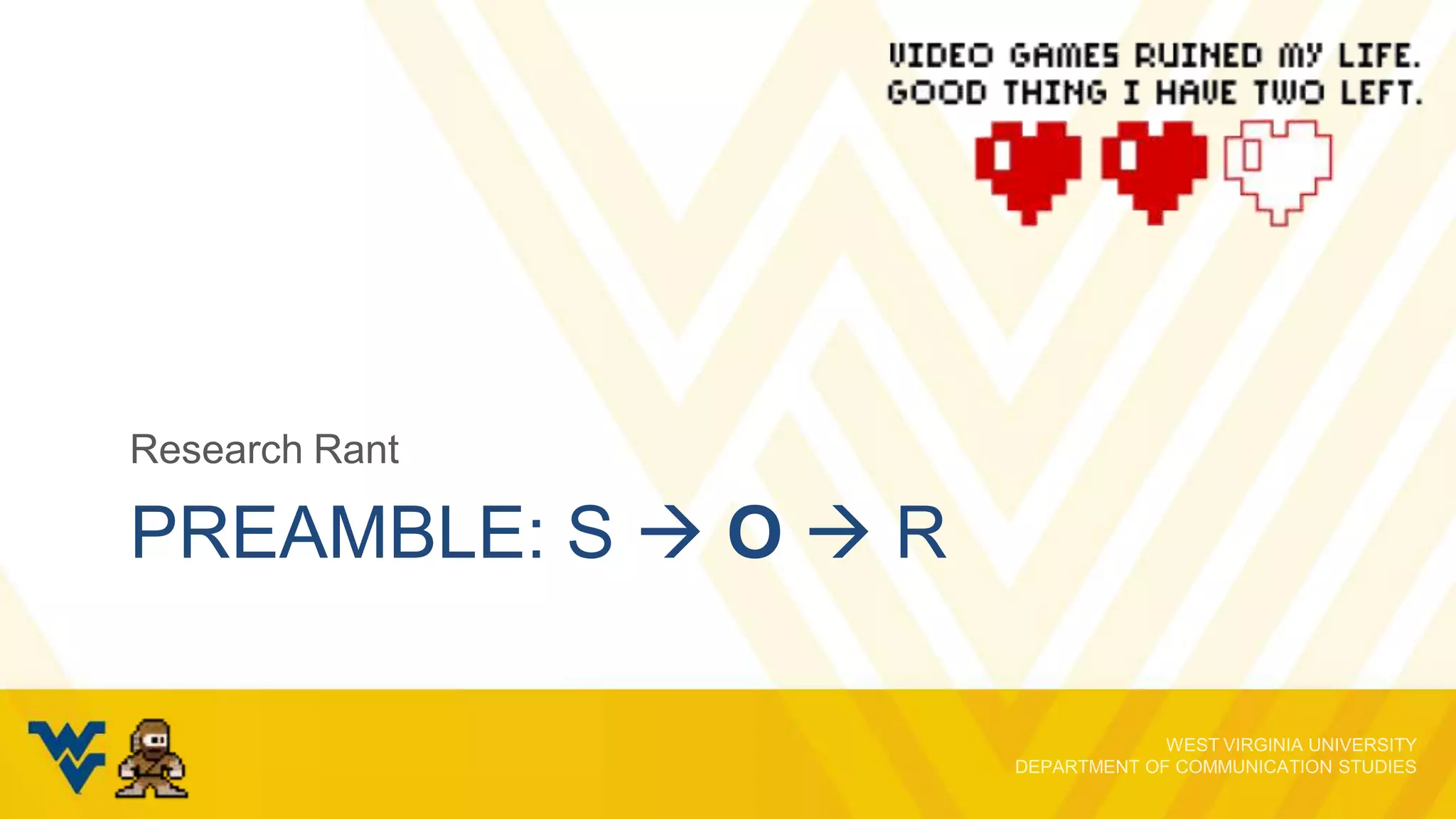 Research Rant

PREAMBLE: S  O  R

 