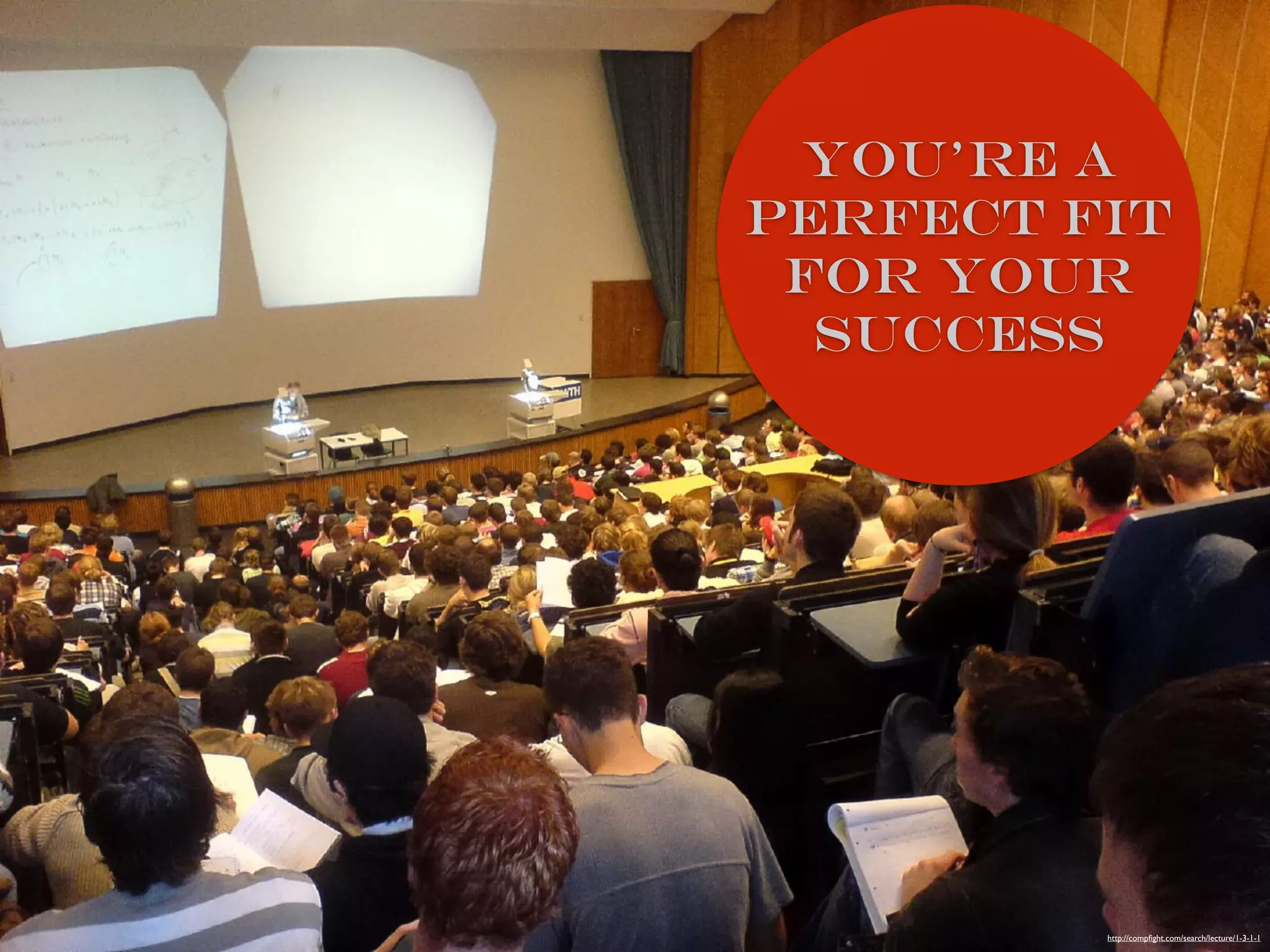 http://compﬁght.com/search/lecture/1-3-1-1
You’re a
perfect fit
for your
success
 