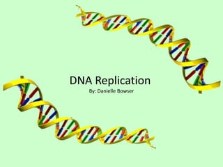 DNA Replication
By: Danielle Bowser

 