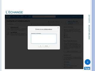 L’ÉCHANGE

22/12/2013
BOUDIER MELISSA

4

 