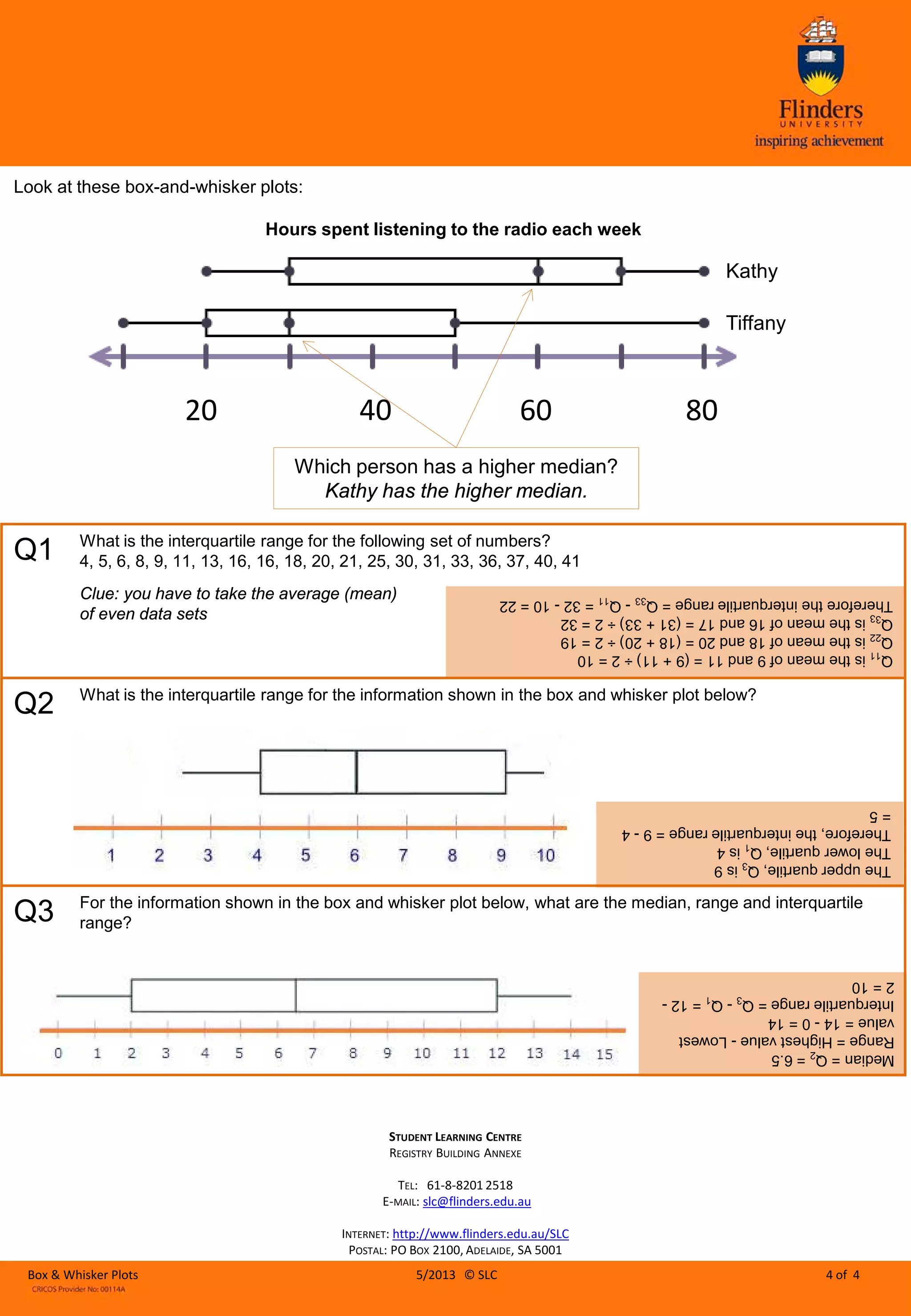 Box and-whisker-plots | PDF