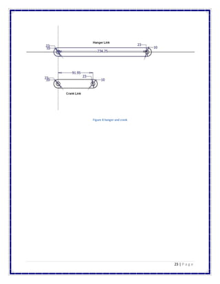 23 | P a g e
Figure 8 hanger and crank
 