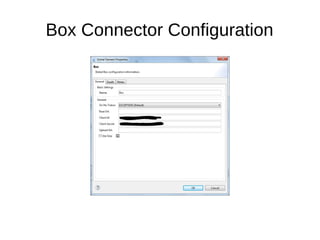 Box Connector Configuration
 