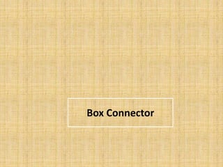 Box Connector
 