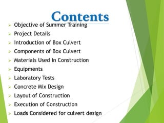 Box culverts | PPTX