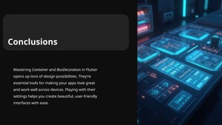 Mastering BoxDecoration and Container Widgets in Flutter for Stunning ...