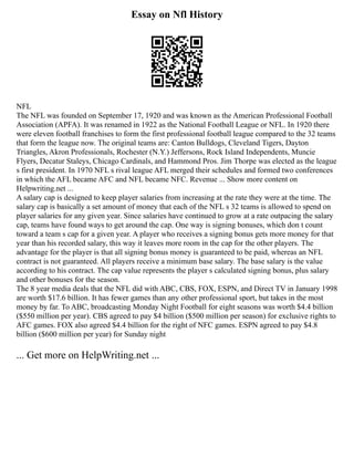 Nfl Essays Boxed Stationery Writing Set Matching Envelopes Letter | PDF