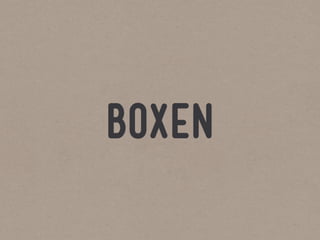 boxen
 