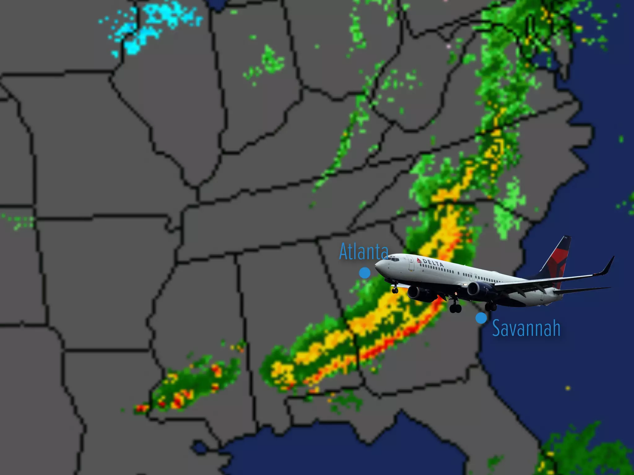 Atlanta


          Savannah
 