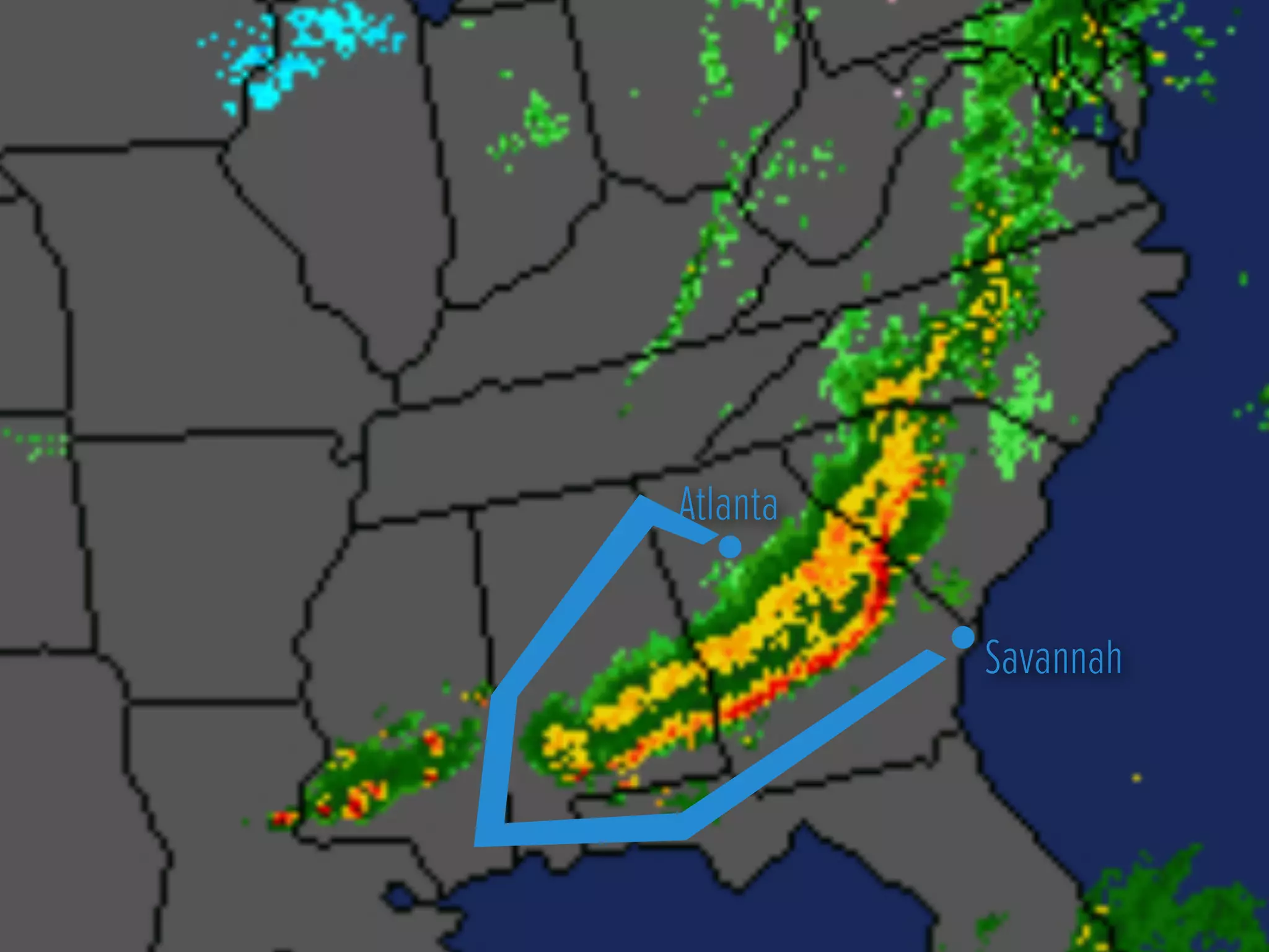 Atlanta


          Savannah
 