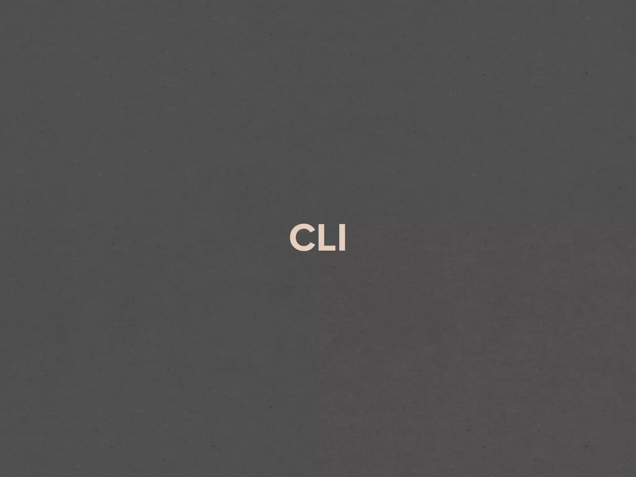 CLI
 